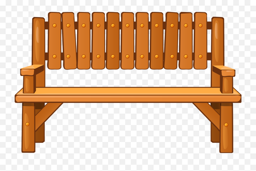 Playground Clipart Bench - Wooden Bench Clipart Png,Bench Png