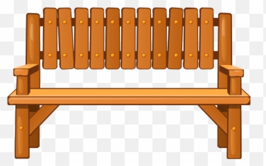 Playground Clipart Bench - Wooden Bench Clipart Png,Bench Png