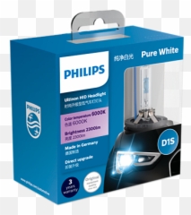 Philips Ultinon Hid Car Xenon Headlights D1s 6000k - Ultinon D3s Philips D3s 6000k Png,Headlights Png