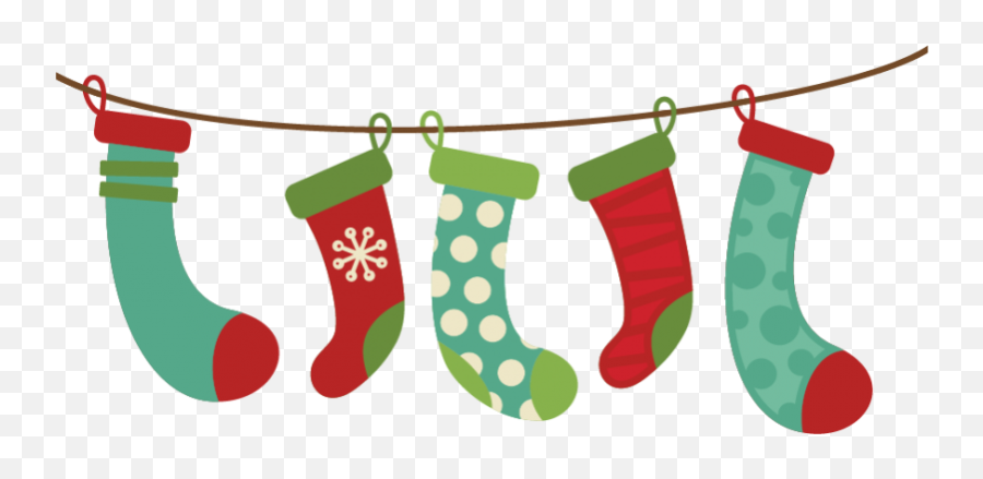 Clipart Of Christmas Stocking - Christmas Socks Clip Art Png,Christmas Stockings Png