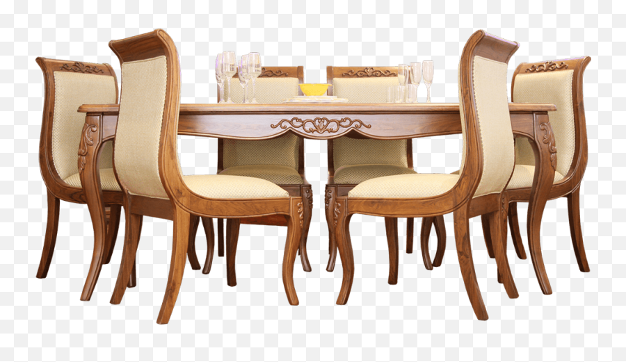 Furniture Table Dining Room Chair - Furniture Images In Png,Wood Table Png