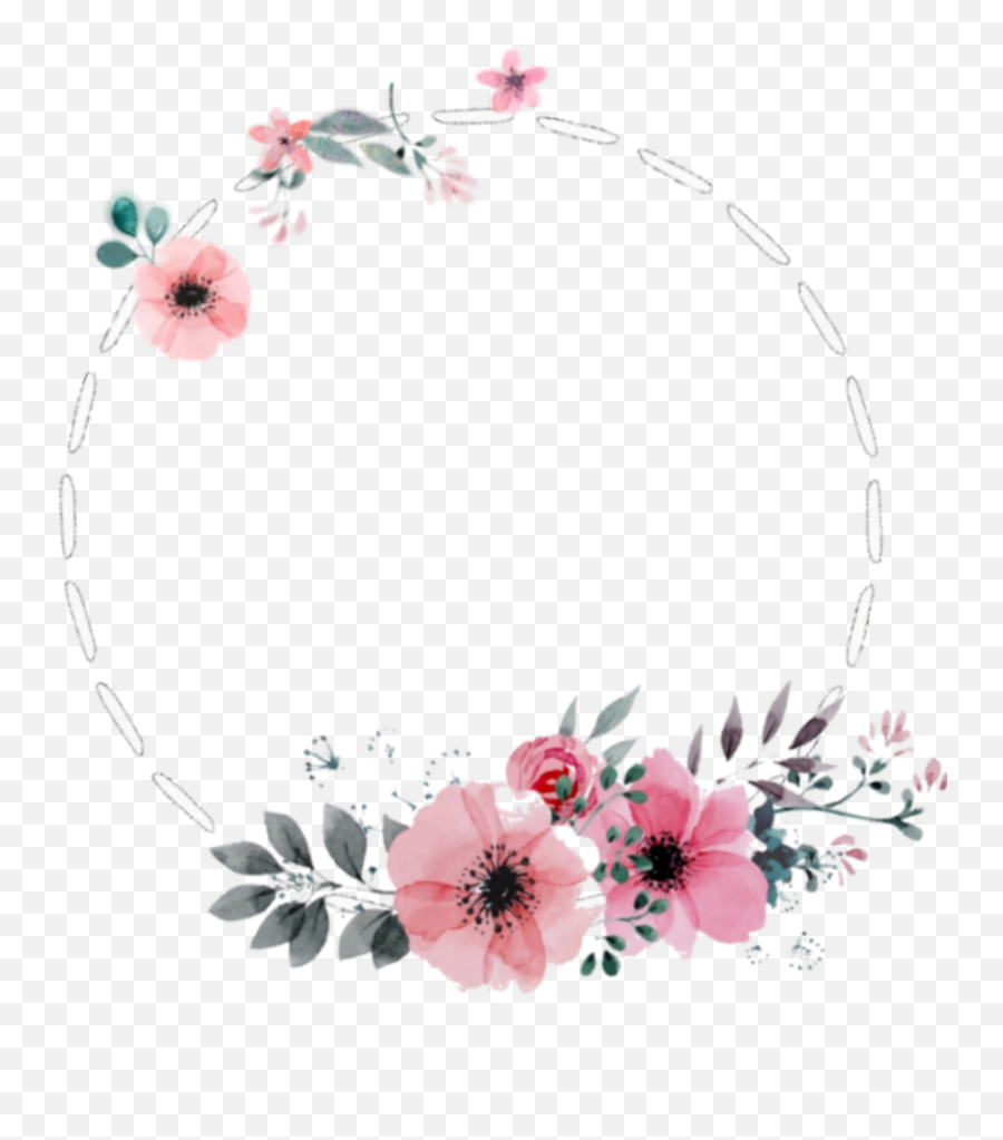 Circulo De Flores Png Transparent - Flower Picsart,Flores Png - free  transparent png images - pngaaa.com