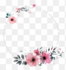 Circulo De Flores Png Transparent - Flower Picsart,Flores Png