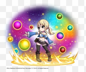 Brave Frontier X Fairy Tail Collaboration U2013 Hashtag Studios - Brave Frontier Fairy Tail Lucy Png,Lucy Heartfilia Transparent