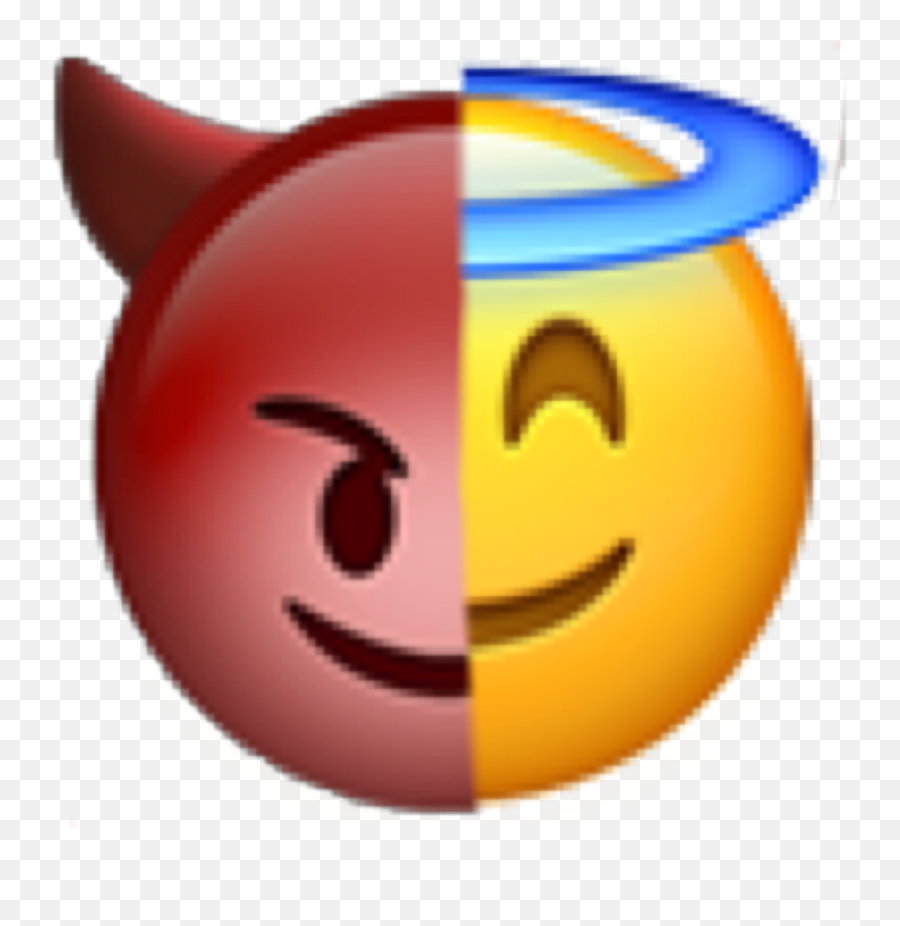 Diablo - Angel And Devil Emoji Png,Angel Emoji Png