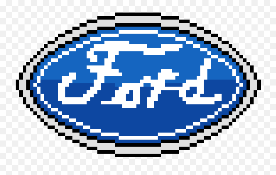 Pixilart - Ford Logo By Pixelgenius Circle Png,Ford Logo Images