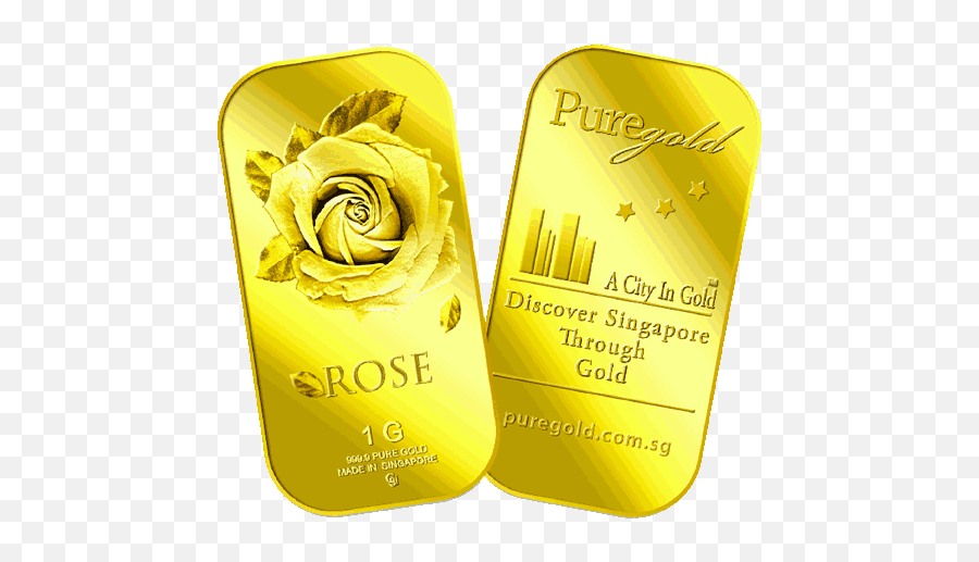 Download Gold Numismatic Puregold Rose Bar - Gold Bar Sg Gold Orchid Png,Gold Bars Png