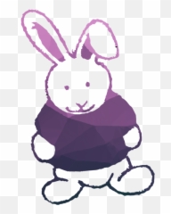 Rabbit Clipart Painting - Stuffed Toy Png Download Cartoon