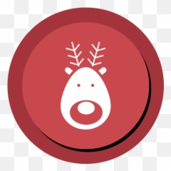 Reindeer Santa Winter Icon - Christmas Vol 2 png