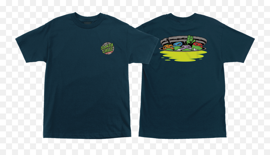 Santa Cruz Tmnt Ninja Turtles Logo T - Active Shirt Png,Tmnt Logo