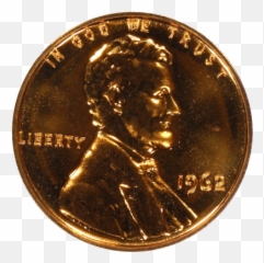 1962 1c Lincoln Memorial Cent Penny Gem Proof Red Full Roll - Coin Png,Money Roll Png