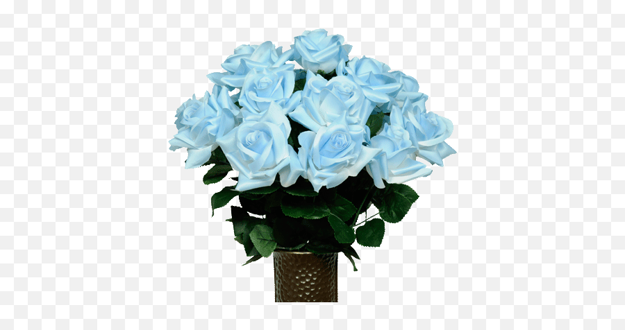 Medium Silk Cemetery Arrangement - Blue Rose Png,Blue Rose Png