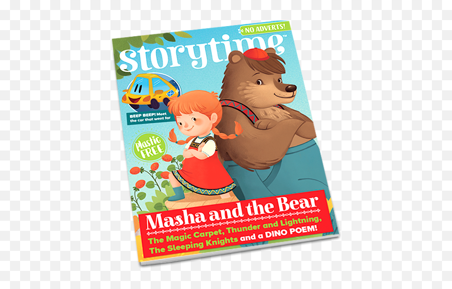 Storytime Issue 63 - Cartoon Png,Masha And The Bear Png