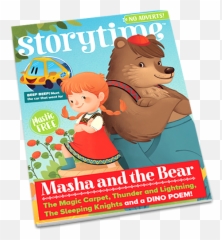 Storytime Issue 63 - Cartoon Png,Masha And The Bear Png