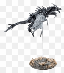 The Elder Scrolls V Skyrim Figure Alduin Mcfarlane - Skyrim Figure Alduin Png,Skyrim Png
