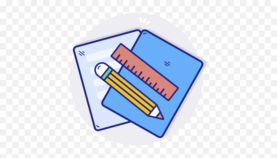 Pencil Ruler Tools Document File Text Paper School - Lapiz Y Papel Png,School Supplies Png