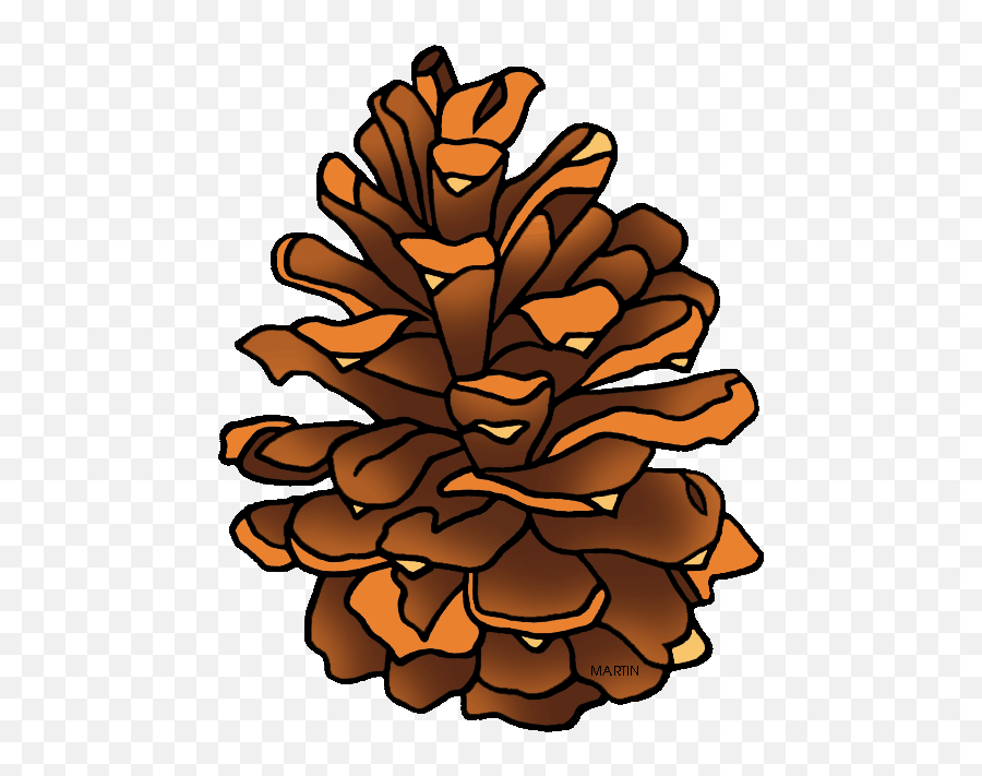 Clipart Pine Cone - Png Download Full Size Clipart Cartoon Pine Cones Png,Pine Cone Png