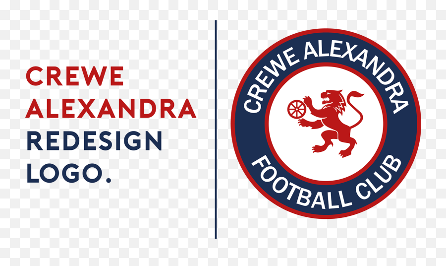 Crewe Alexandra Redesign Logo - Crewe Alexandra Fc Logo Png,Behance ...