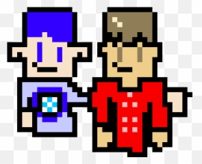 Dantdm U0026 Loginhdi Pixel Art Maker - Lake Balaton Png,Dantdm Png