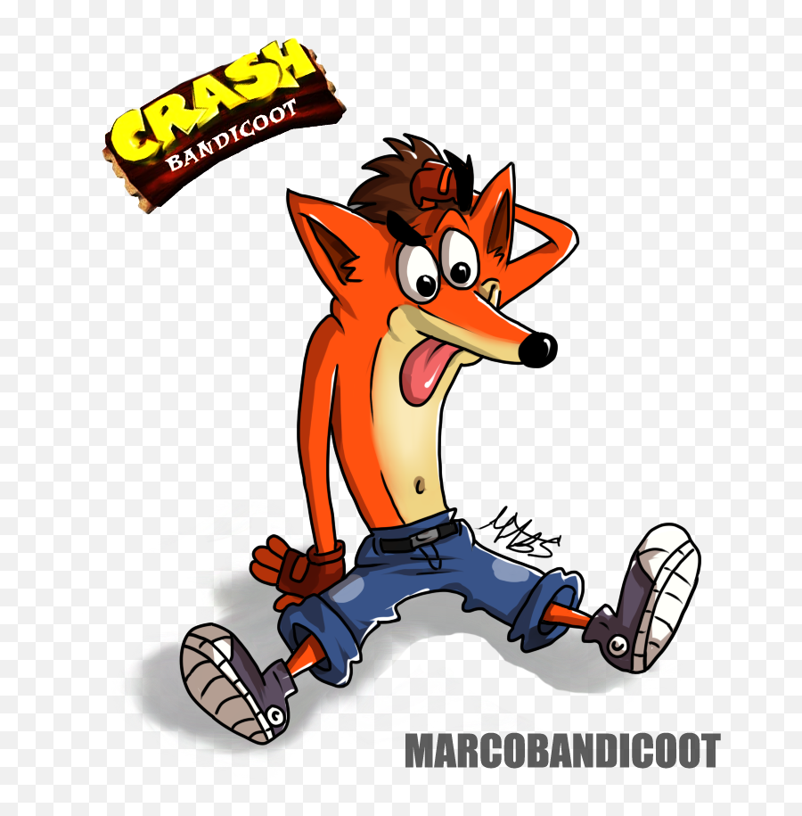 Clipart Library More Like Crash Bandicoot - Running From Vector Crash Bandicoot Png,Crash Bandicoot Png