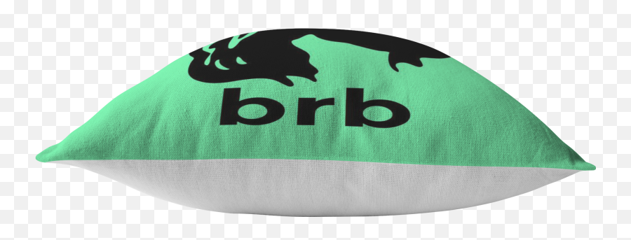 Brb Blue Green - Pillow Memes For Jesus Christian Store Throw Pillow Png,Brb Png