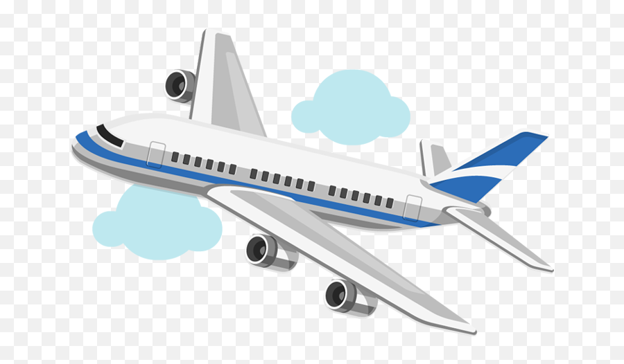 Library Of Animated Aeroplane Clip Art - Transparent Background Airplane Png,Airplane Clipart Transparent Background