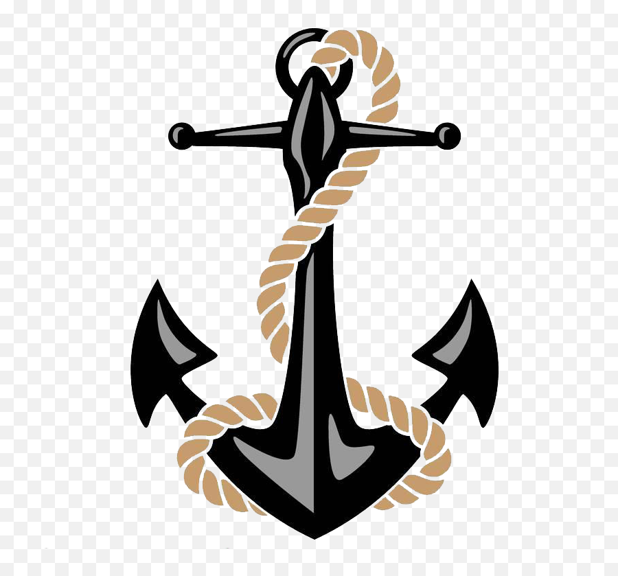 Anchor With Rope - Vector Anchor With Rope Png,Anchor Transparent
