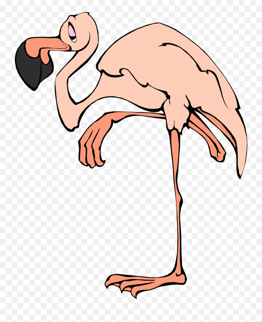 Cartoon Flamingo Png Svg Clip Art For - Art Image Flamingo Clipart Png Transparent,Flamingo Clipart Png