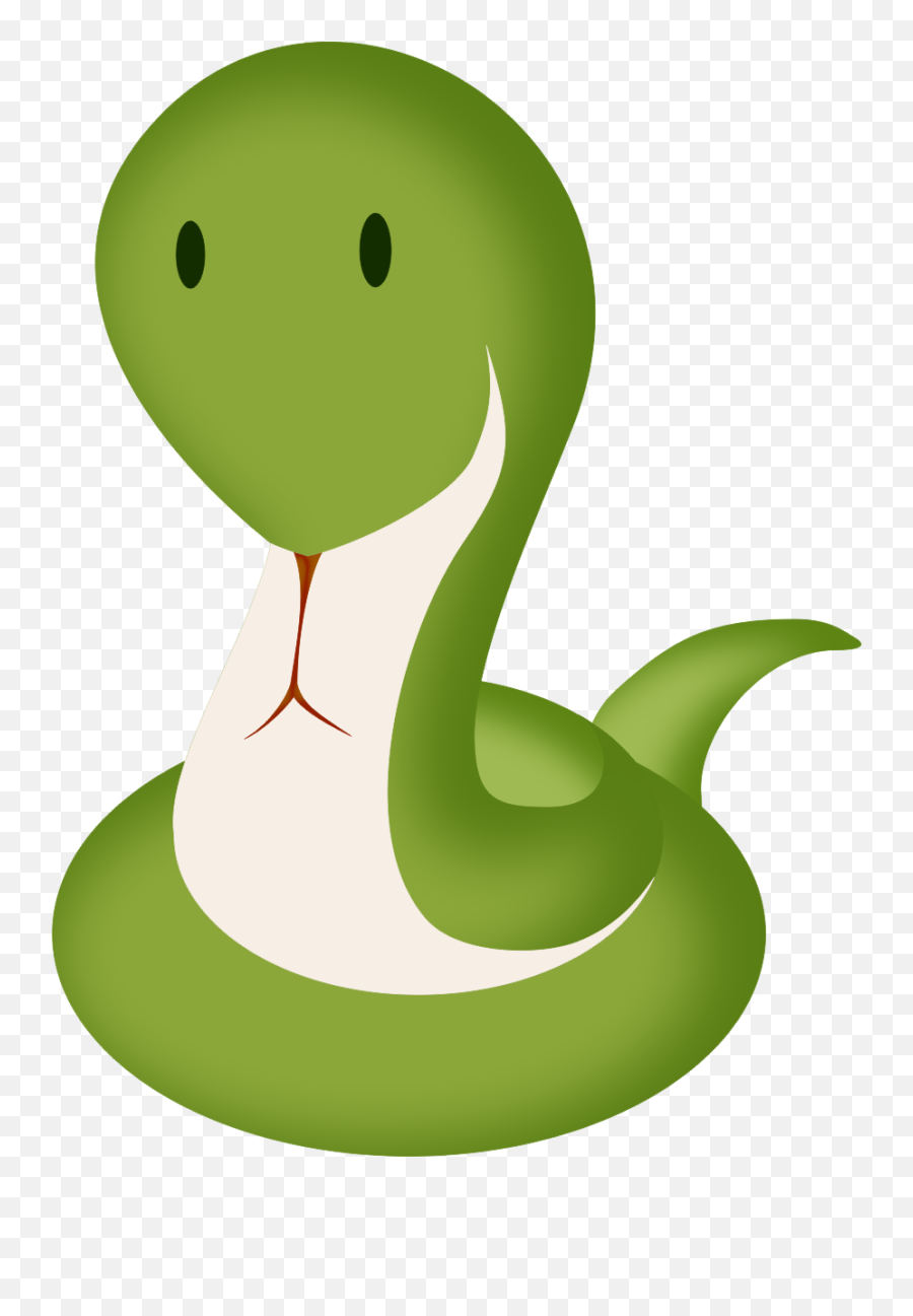 Clipart Forest Snake Transparent Free - Serpiente Png Animado,Green Snake Png