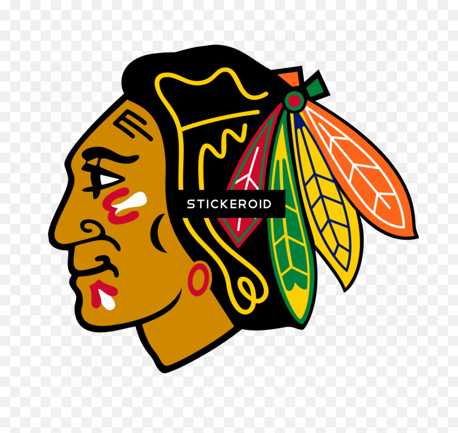 Chicago Blackhawks Logo Clipart - Chicago Blackhawks Coloring Pages Png,Chicago Blackhawks Logo Png