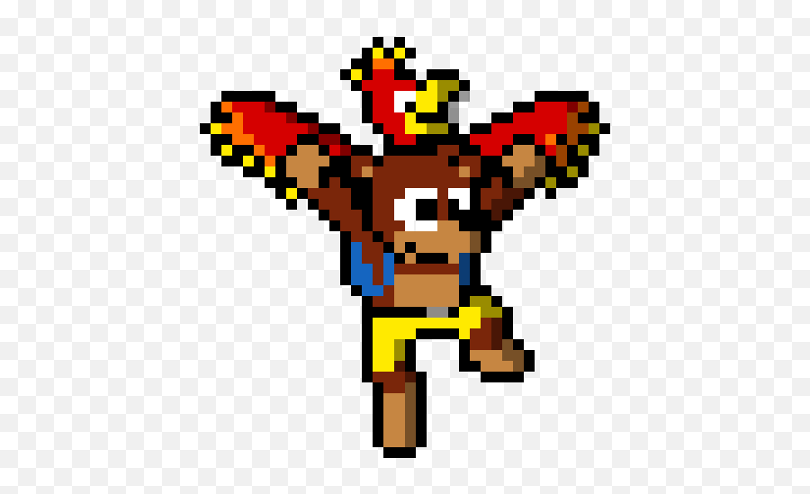 Pixilart - Banjo Kazooie By Cousineau Banjo And Crash Png,Banjo Kazooie Png