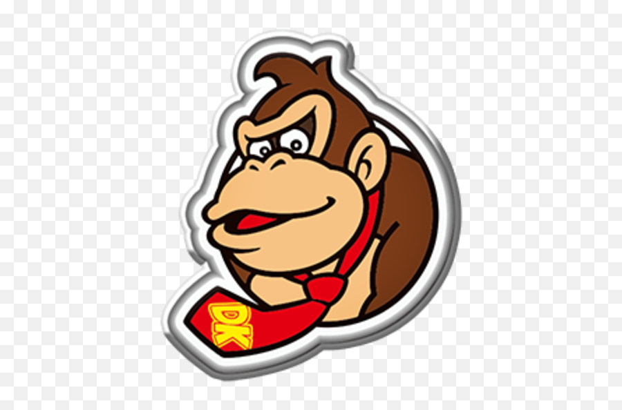 Download Free Stl File Badge Donkey - Donkey Kong Face Png,Donkey Kong Transparent