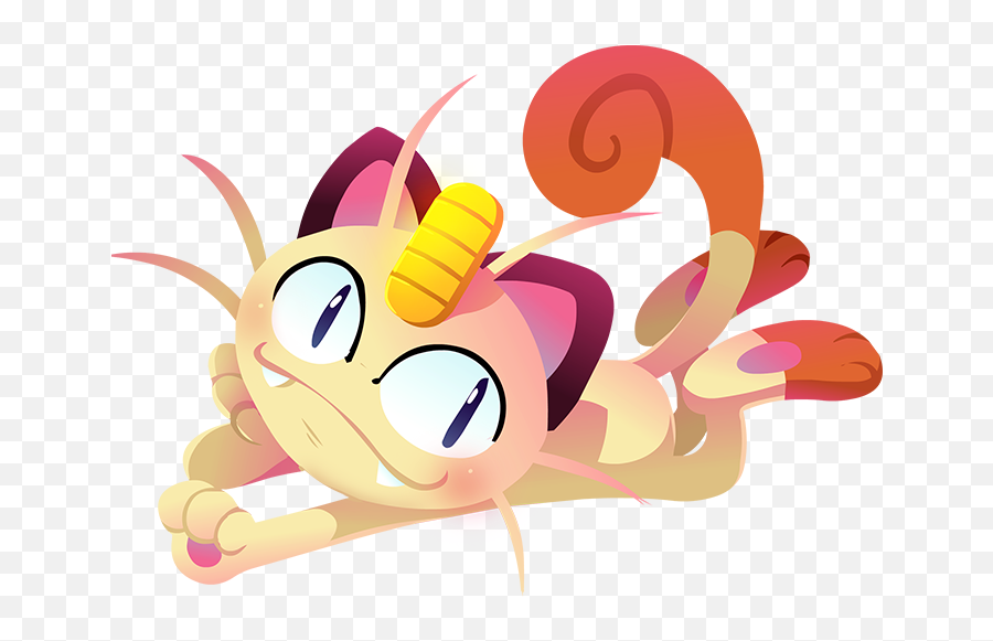 052 Meowth By Kuitsuku - Fanart Meowth Png,Meowth Transparent