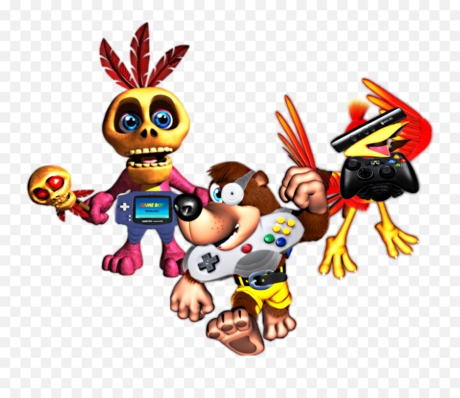 Banjo - Kazooie By Dressing The Cast Up In The Consoles Banjo Kazooie Png,Banjo Kazooie Logo