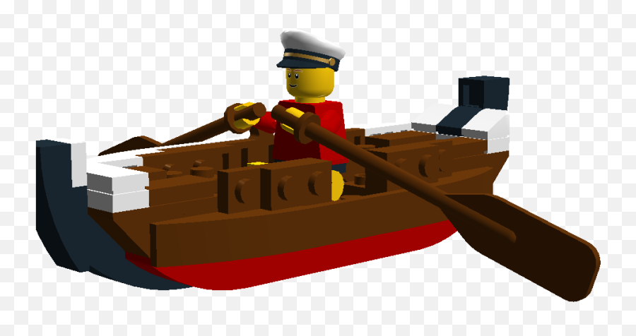 Lego Ideas Product Rowboat - Lego Rowboat Clipart Full Cartoon Png,Lego Man Png