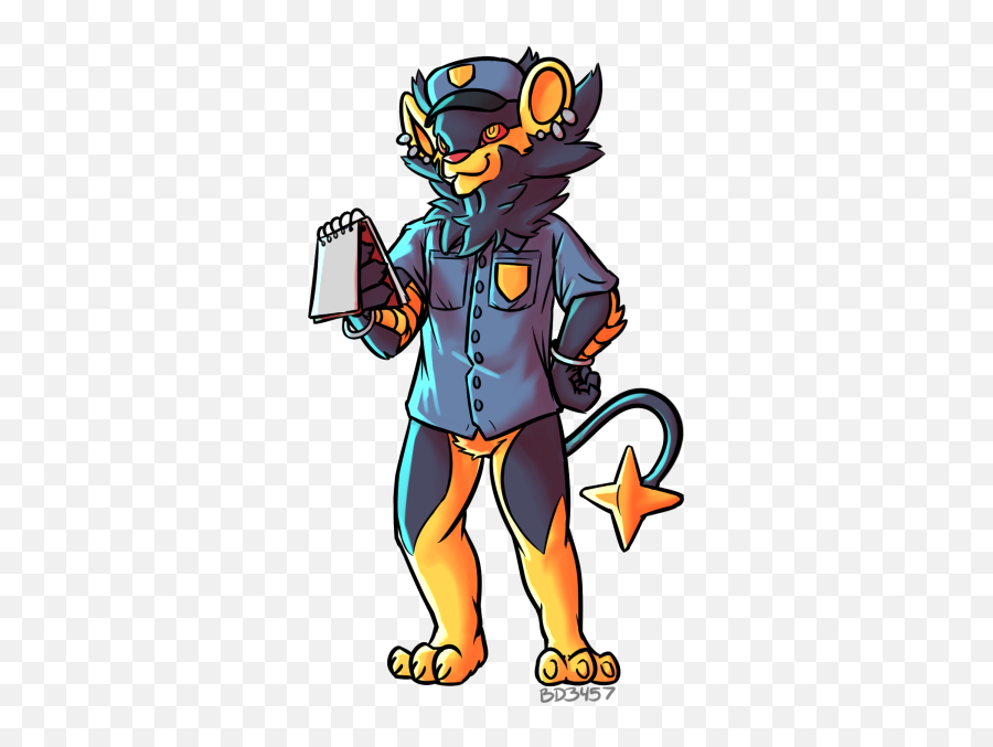 Luxray Security U2014 Weasyl - Fictional Character Png,Luxray Png