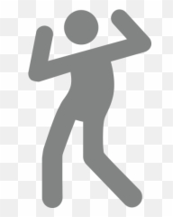 Dancer - Emoji Dancing Black And White png