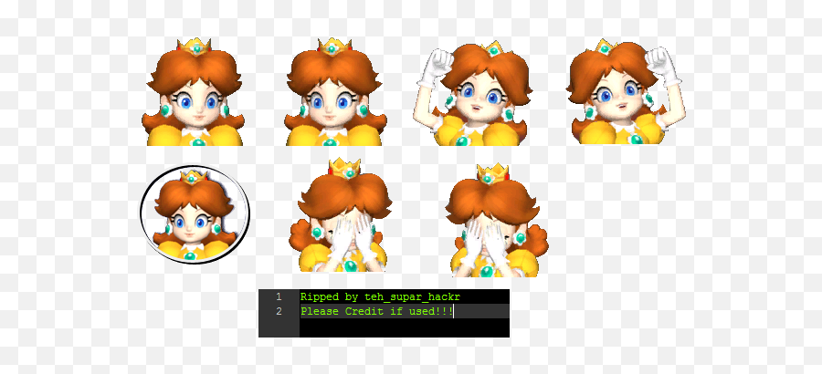 Gamecube - Mario Party 7 Daisy Icons Solo Mode Menu The Daisy Mario Party Sprites Png,Gamecube Icon Png
