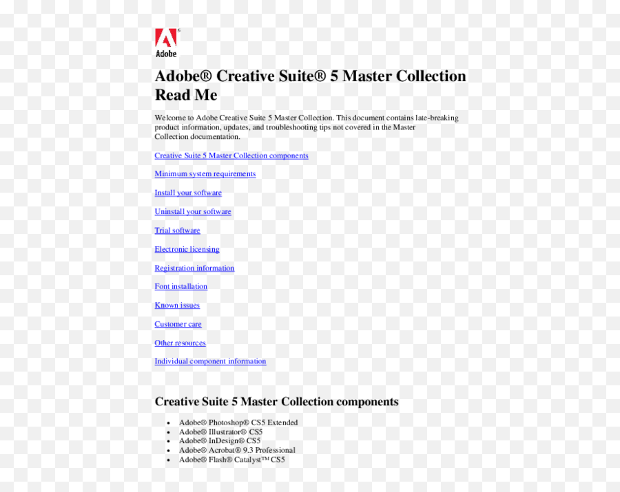 Adobe Creative Suite 5 Master - Document Png,Adobe Premiere Cs5 Icon