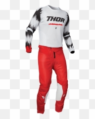 Thor Mx 2021 - Trajes Motocross Rojo png
