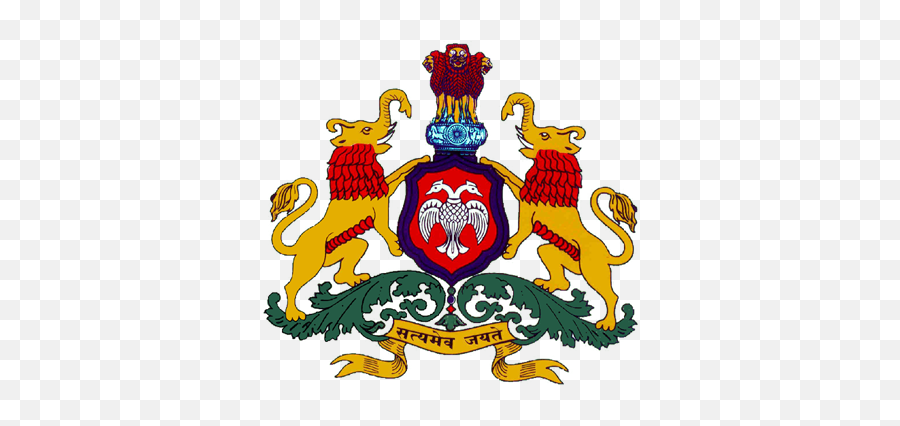 Fileseal Of Karnatakapng - Wikimedia Commons Government Of Karnataka,Emblem Png