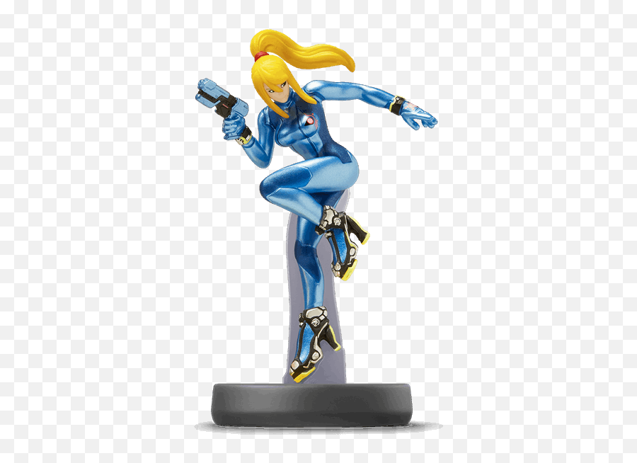 Nintendo Amiibo Smash Bros - Super Smash Bros Zero Suit Samus Amiibo Png,Samus Png