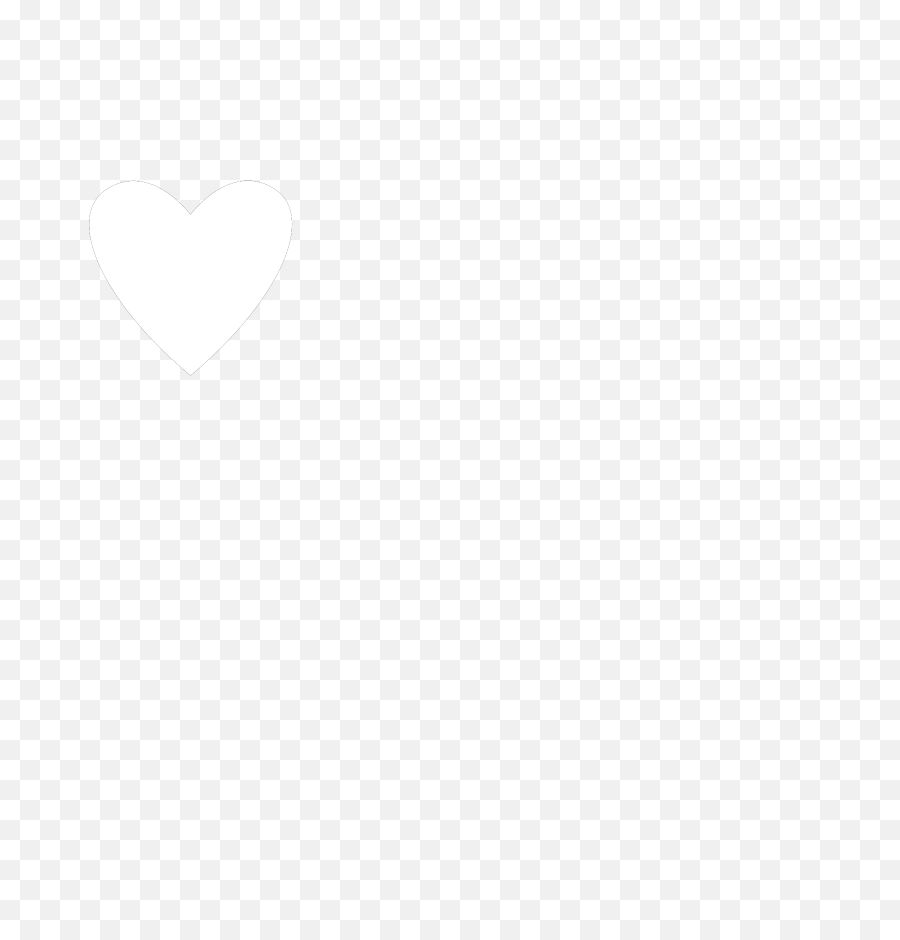 White Heart Emoji - Coeur Blanc Png,Iphone Heart Emoji Png