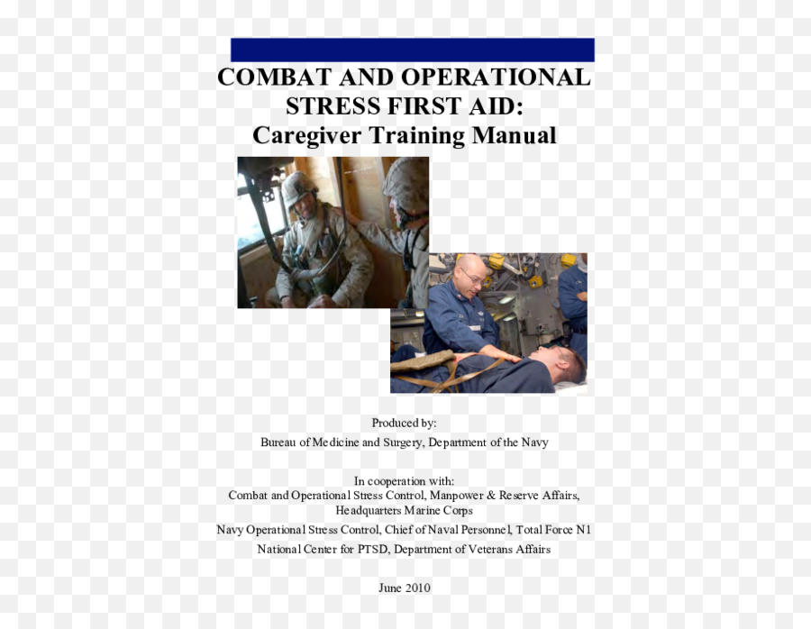 Pdf Combat Operational Stress First Aid Manual Patricia - Manual First Aid In Combat Png,Usmc Buddy Icon