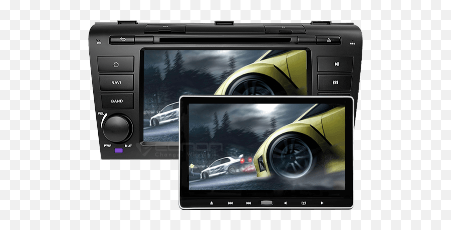 Eonon Mazda 3 2004 - 2009 Android 10 Car Stereo 7 Inch 2020 Double Din Car Stereo Android Eonon Android Head Unit 7 Inch Car Stereo Applicable To Mazda 3 Support Auto Png,Waze Custom Car Icon