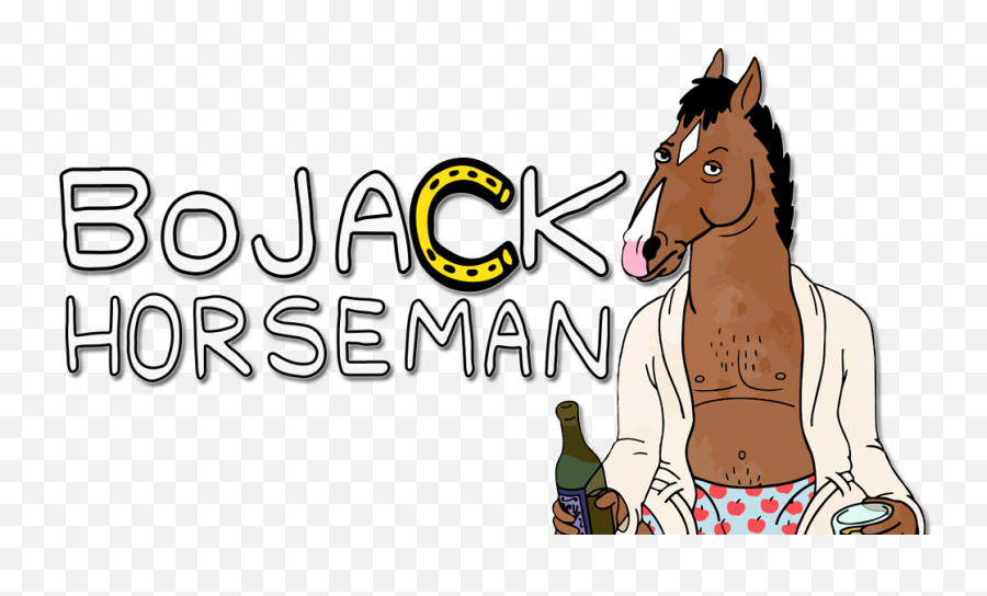 Bojack Horseman Tv Fanart Fanarttv - Bojack Horseman Logo Background Transparent Png,Horseman Icon
