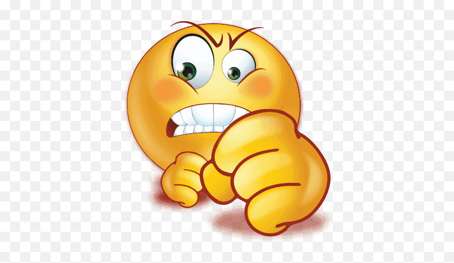 Gradient Angry Emoji Png Pic Mart - Fist Fight Emoji,Angry Emoji Icon