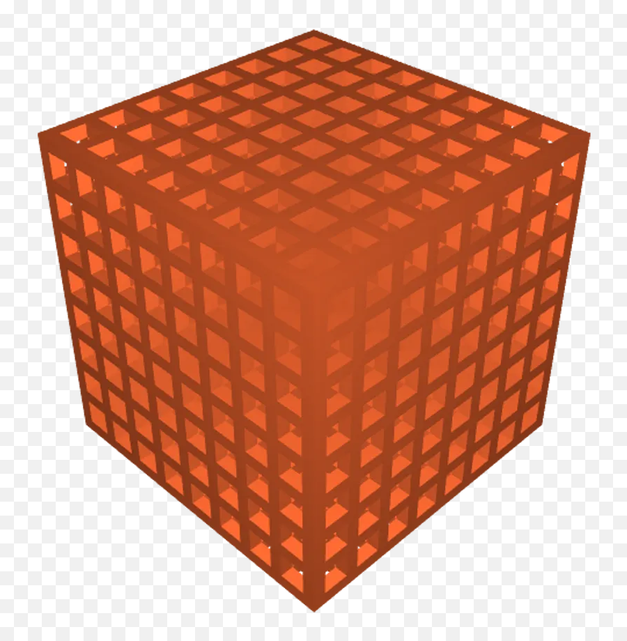 9x9 Lattice Cube By Saulquinn Download Free Stl Model - Tablecloth Png,Rubik Cube Icon
