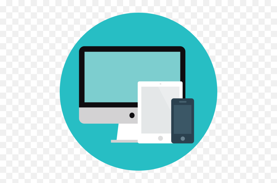 Drupal Website Design - Horizontal Png,Responsive Icon Vector