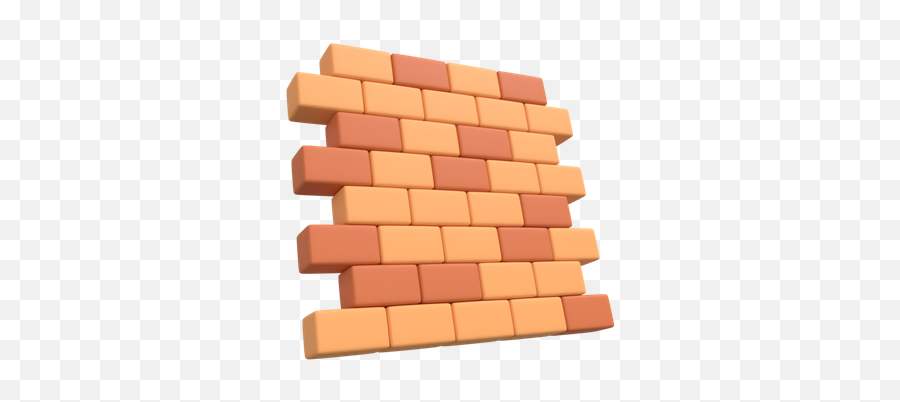 Premium Brick Wall 3d Illustration Download In Png Obj Or - Horizontal,Brick Wall Icon Png